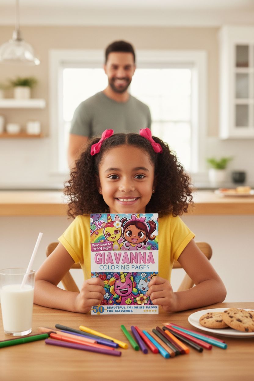 Giavanna personal coloring pages