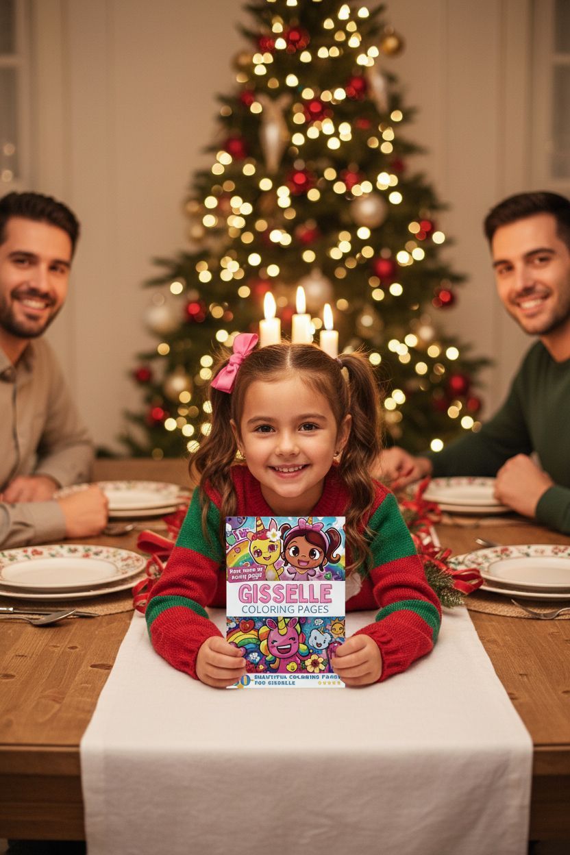 Gisselle Christmas coloring pages gift