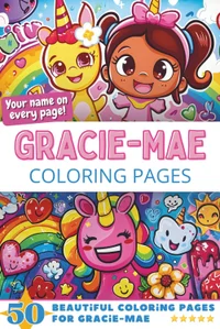 Gracie-Mae Coloring Book Cover