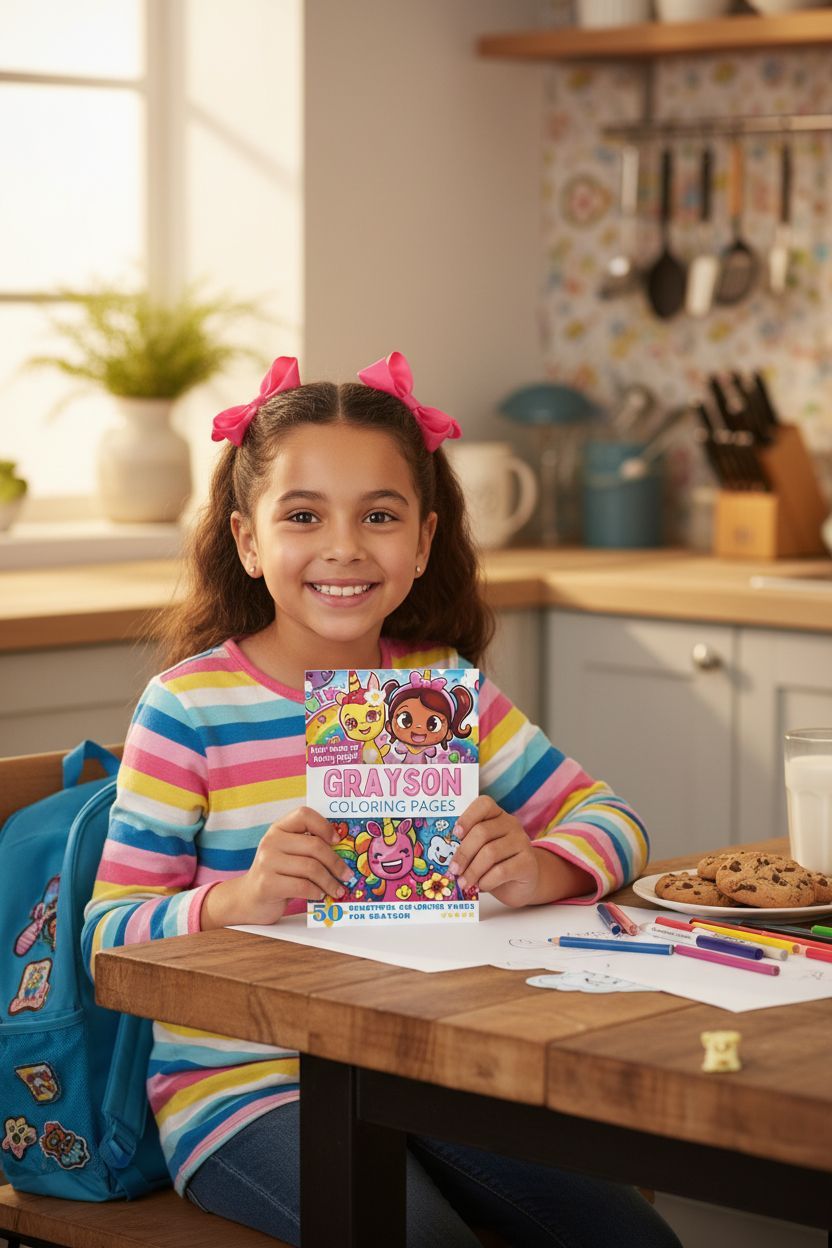 Grayson personal coloring pages