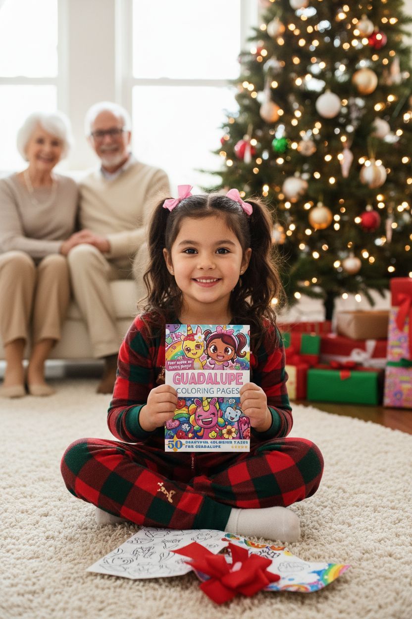 Guadalupe Christmas coloring pages gift