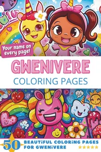 Gwenivere Coloring Book Cover