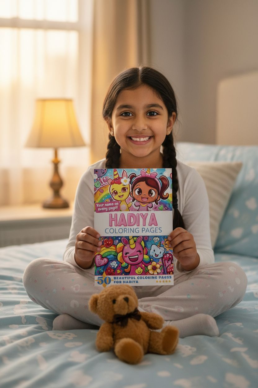 Hadiya personal coloring pages