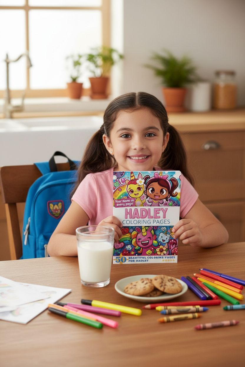Hadley personal coloring pages
