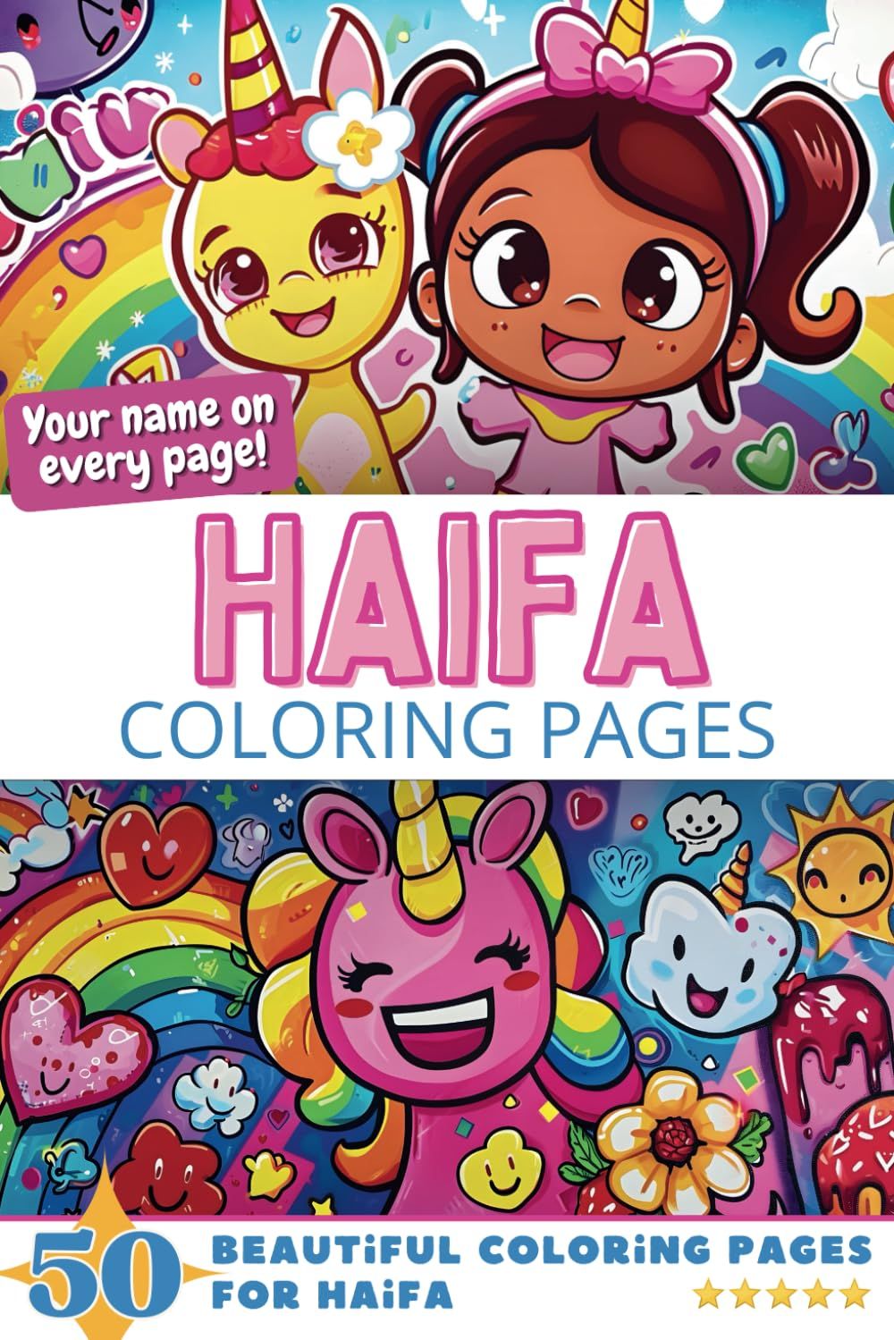 Haifa Coloring Book Cover