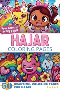 Hajar Coloring Book Cover