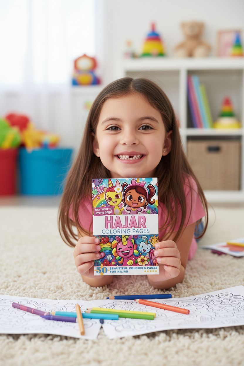 Hajar personal coloring pages