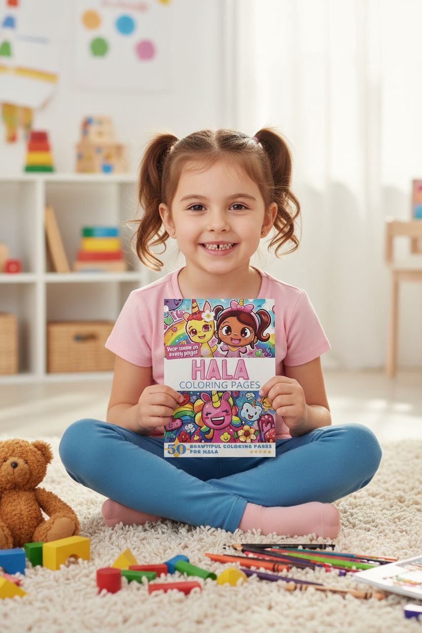 Hala personal coloring pages