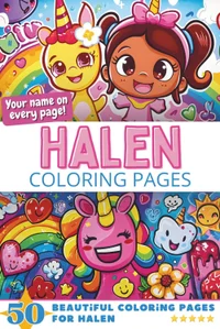 Halen Coloring Book Cover