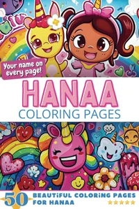 Hanaa Coloring Book Cover