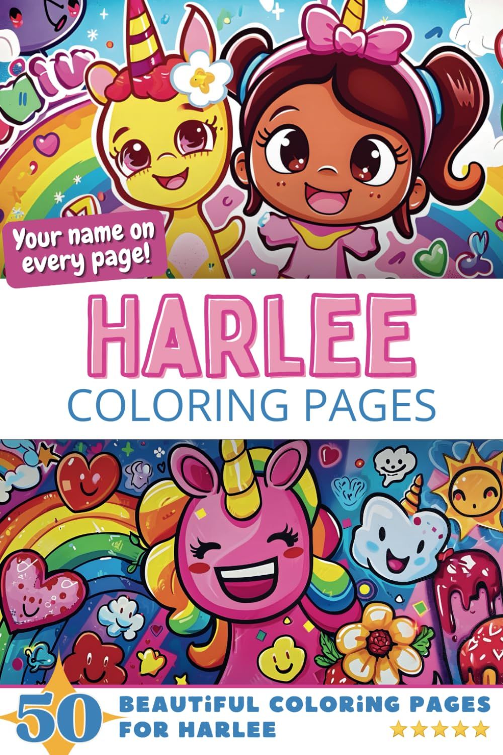 Harlee Coloring Pages Cover