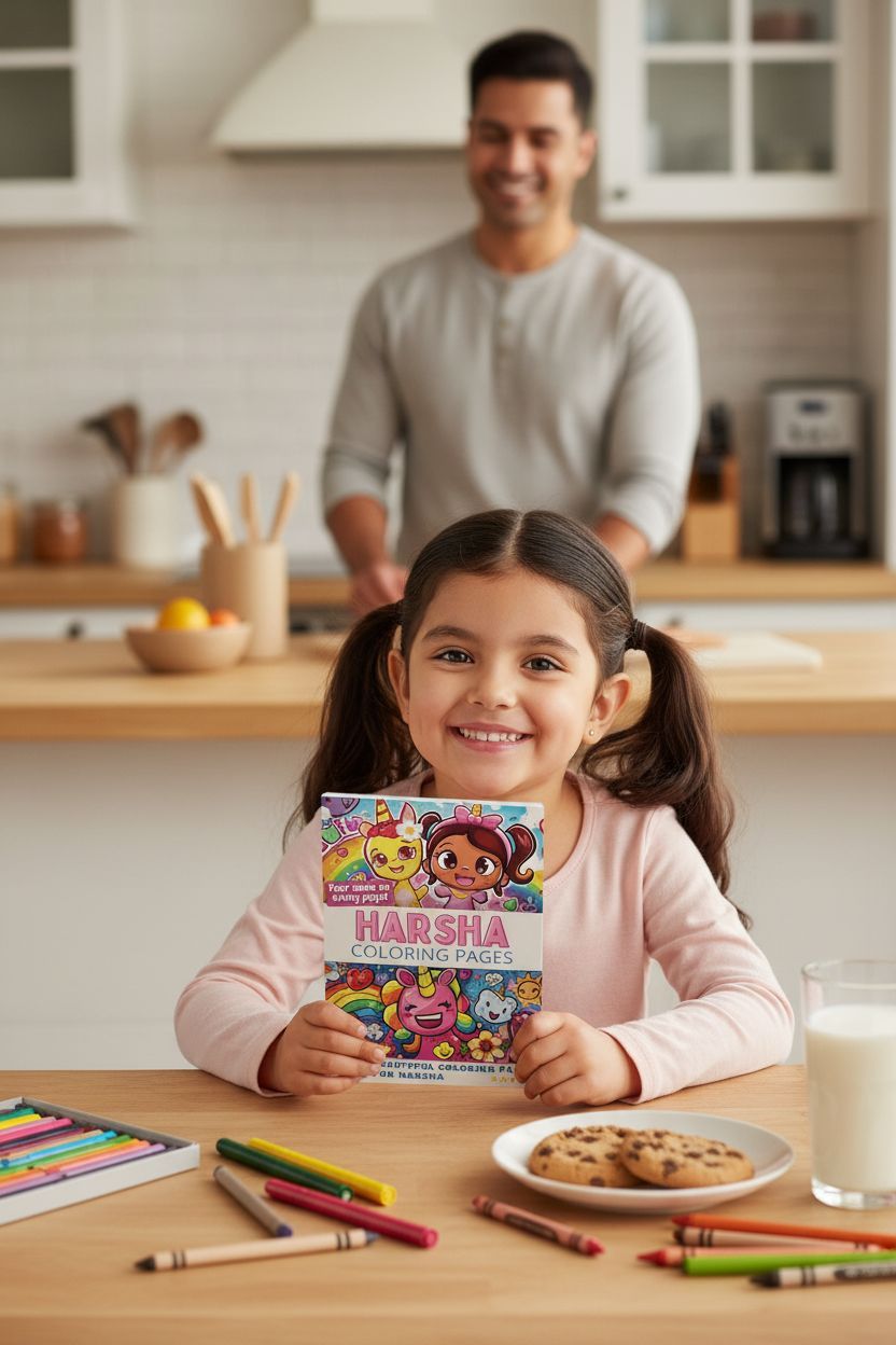 Harsha personal coloring pages