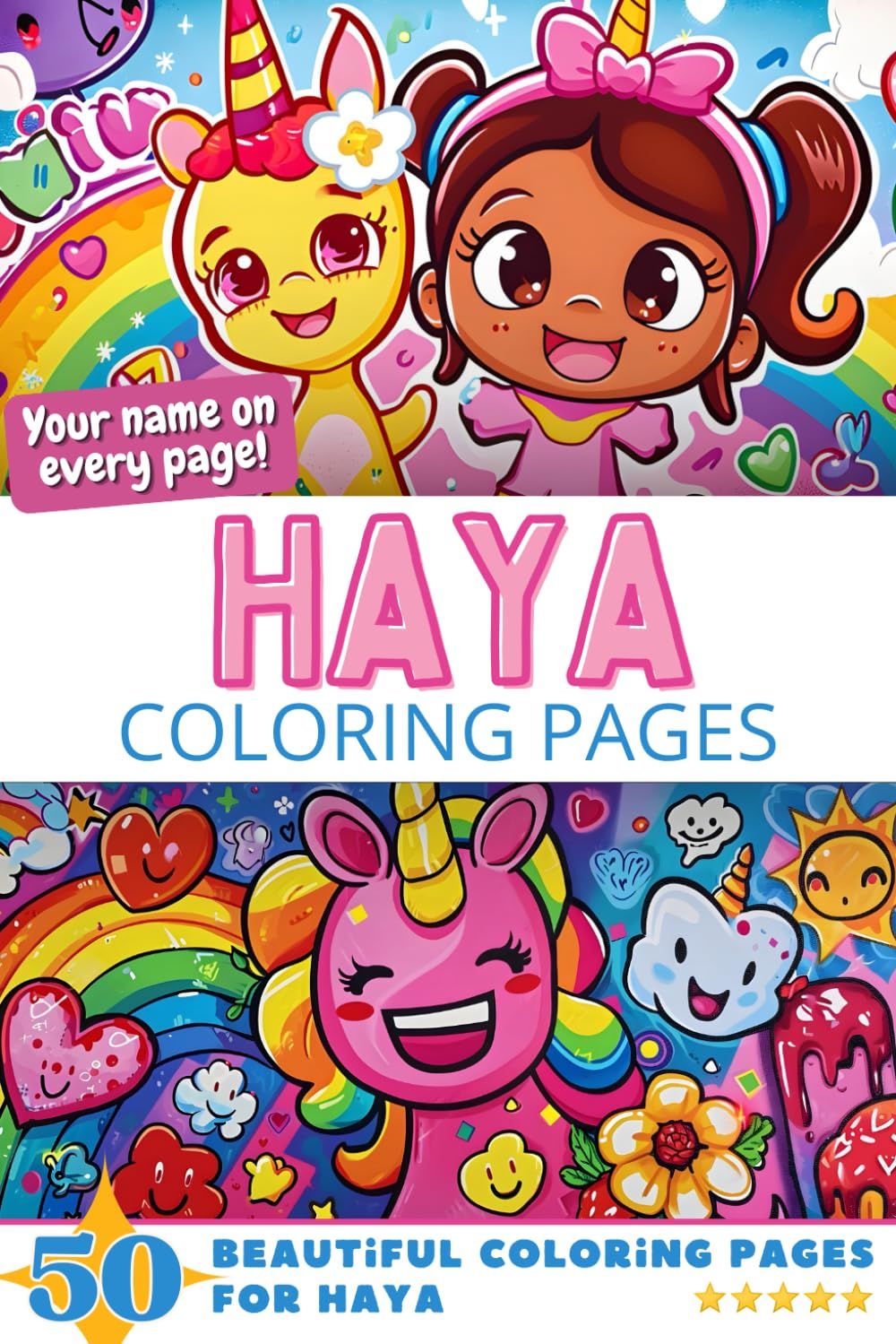 Haya Coloring Pages Cover