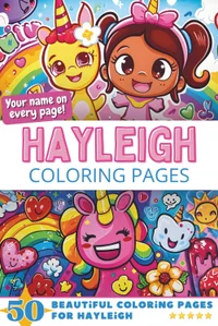 Hayleigh Coloring Book Cover