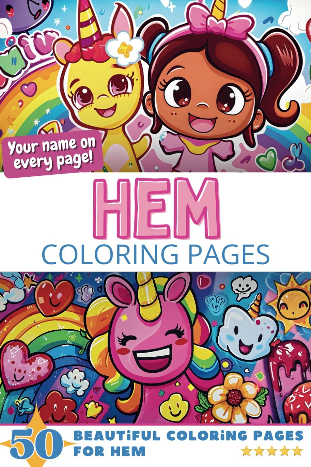 Hem Coloring Book Cover