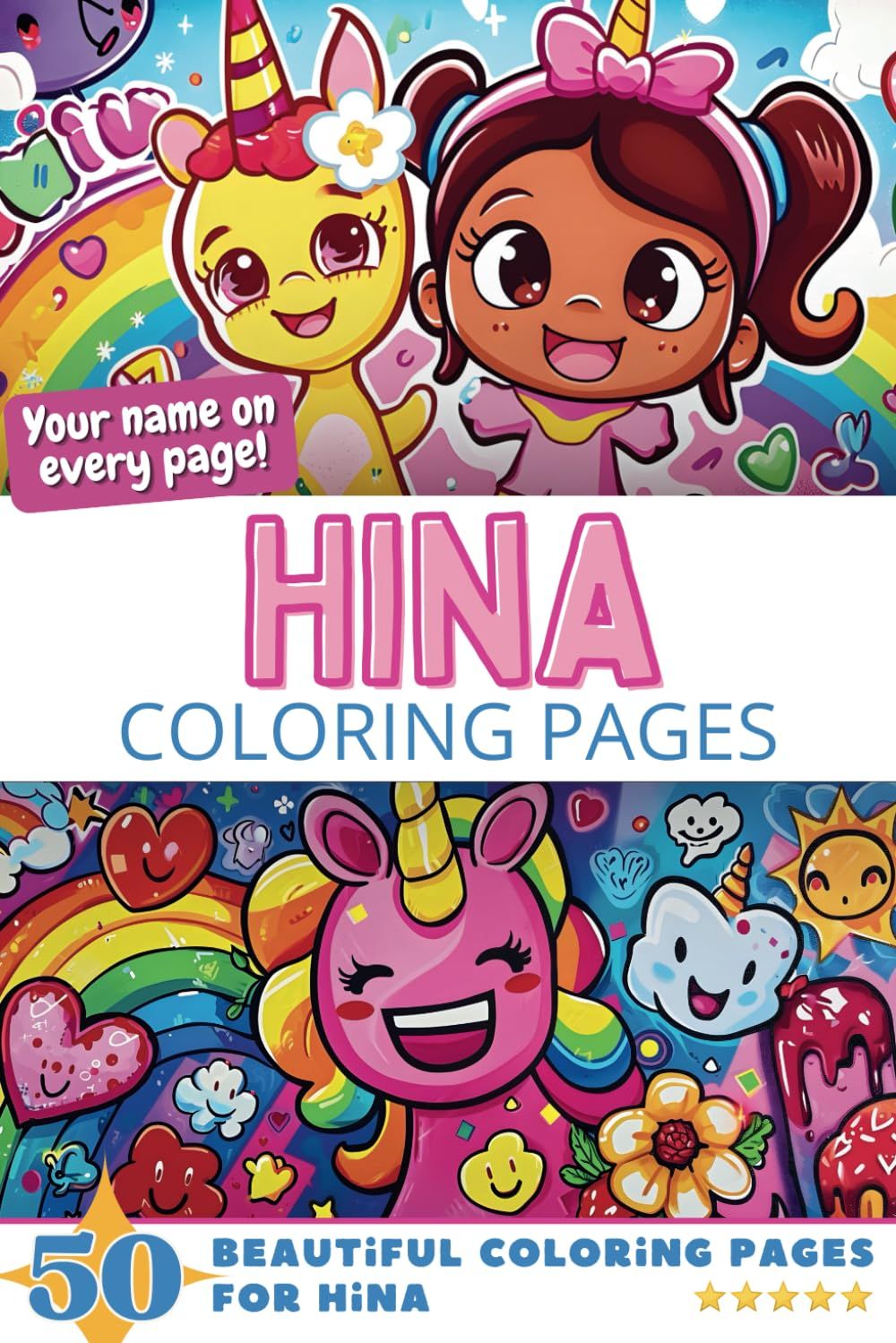 Hina Coloring Book Cover