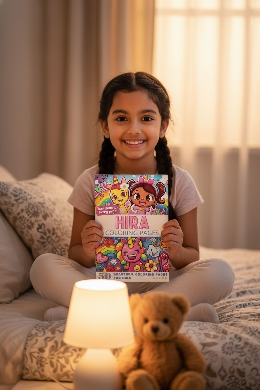 Hira personal coloring pages