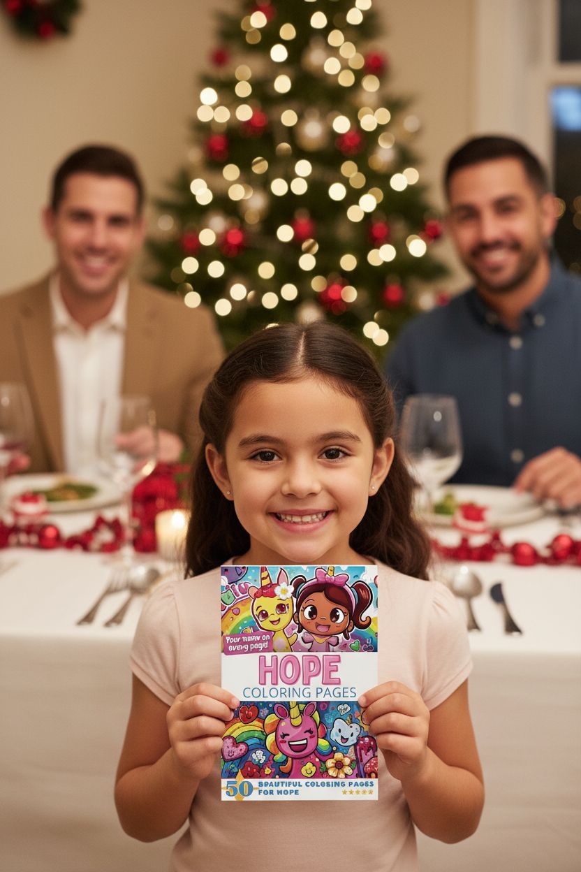 Hope Christmas coloring pages gift