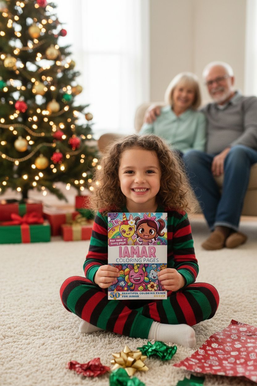 Iamar Christmas coloring pages gift