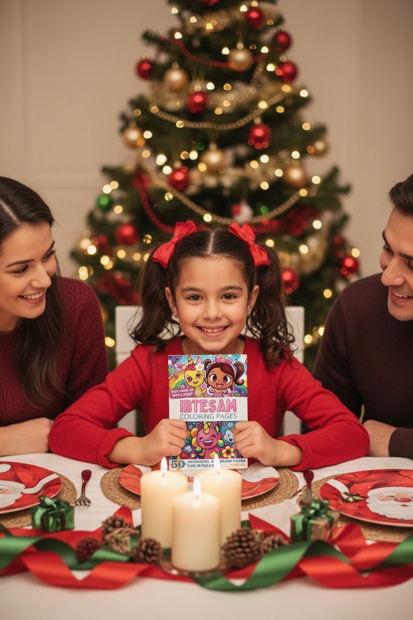 Ibtesam Christmas coloring pages gift