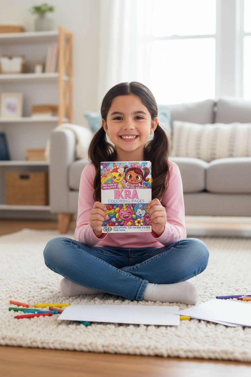 Ikra personal coloring pages