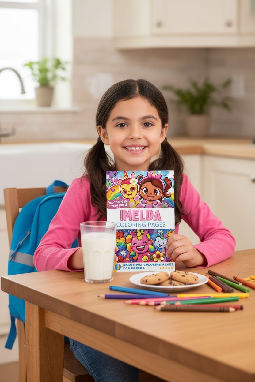 Imelda personal coloring pages