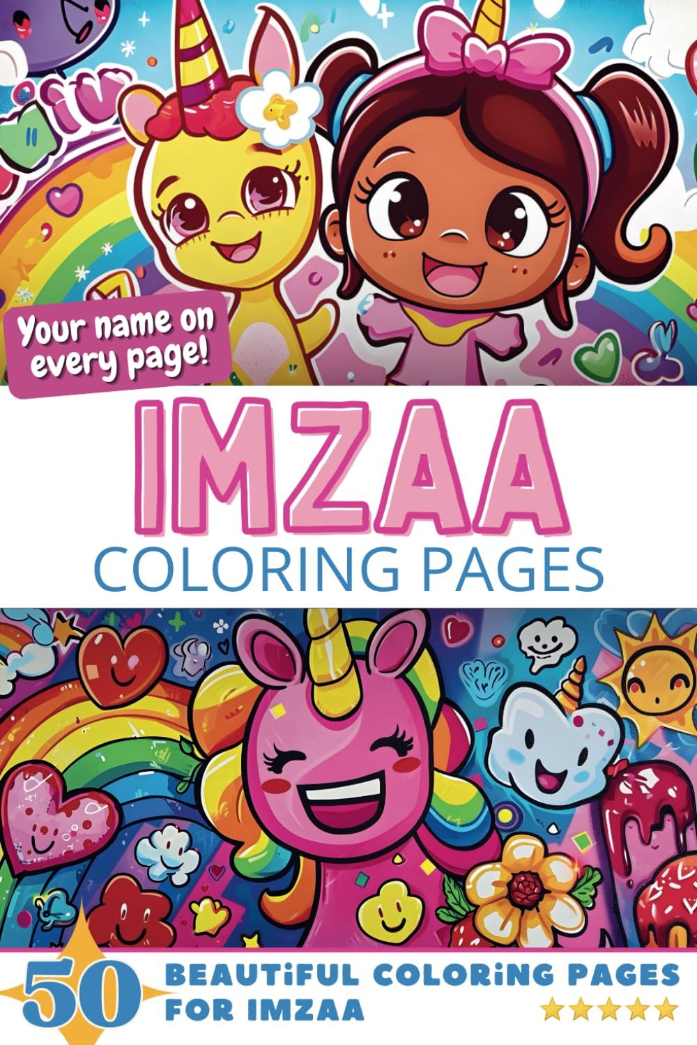 Imzaa Coloring Book Cover