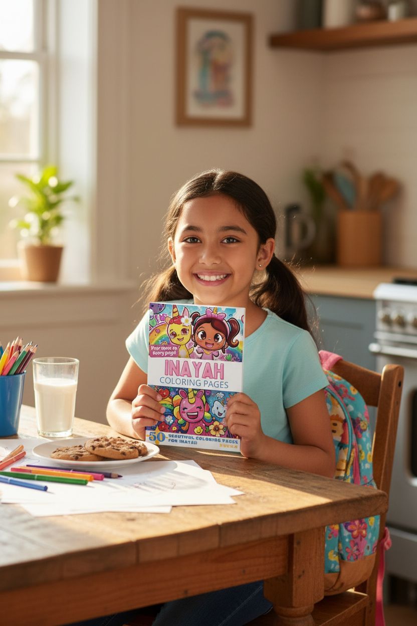 Inayah personal coloring pages