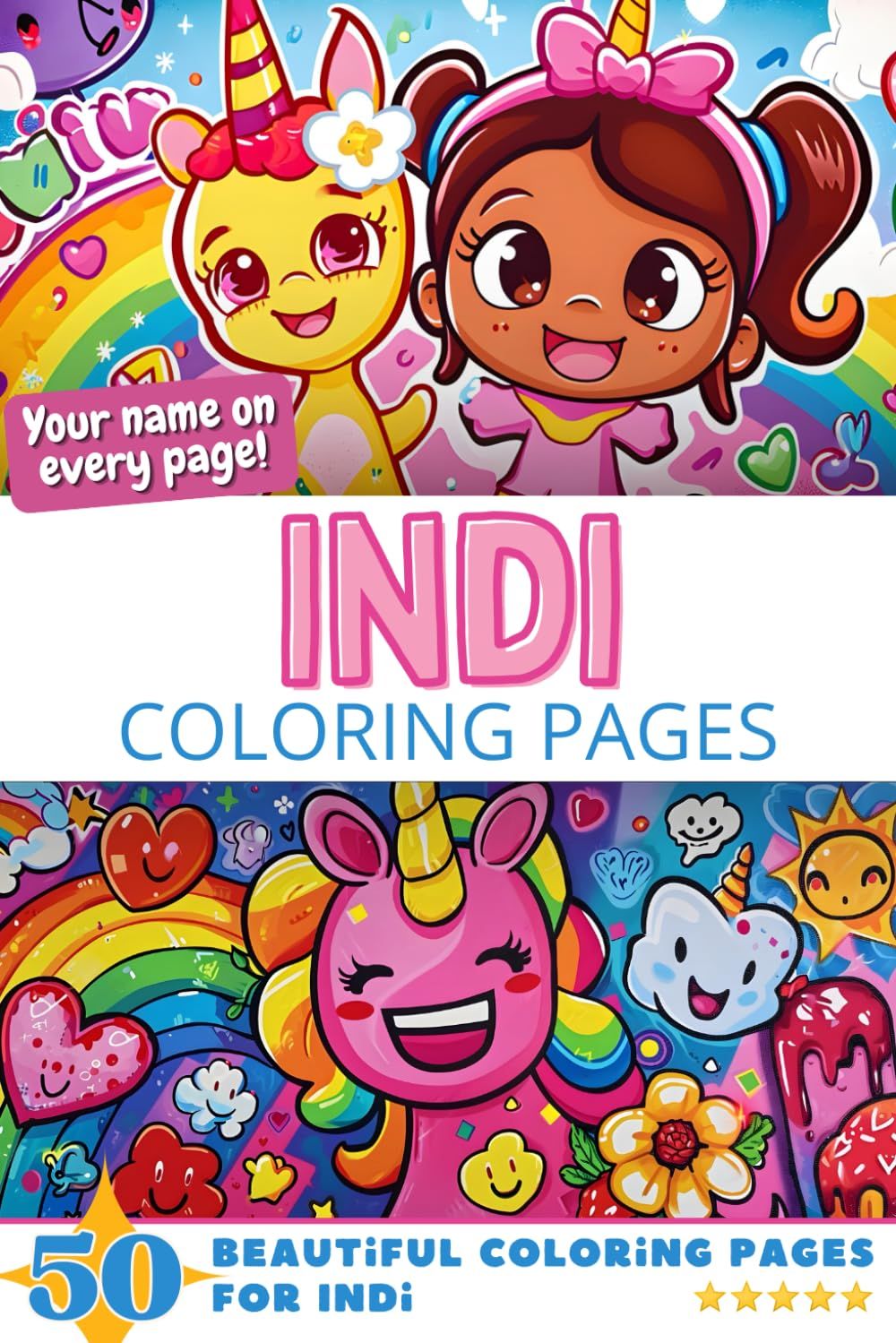 Indi Coloring Pages Cover