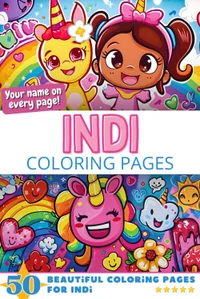 Indi Coloring Book Cover