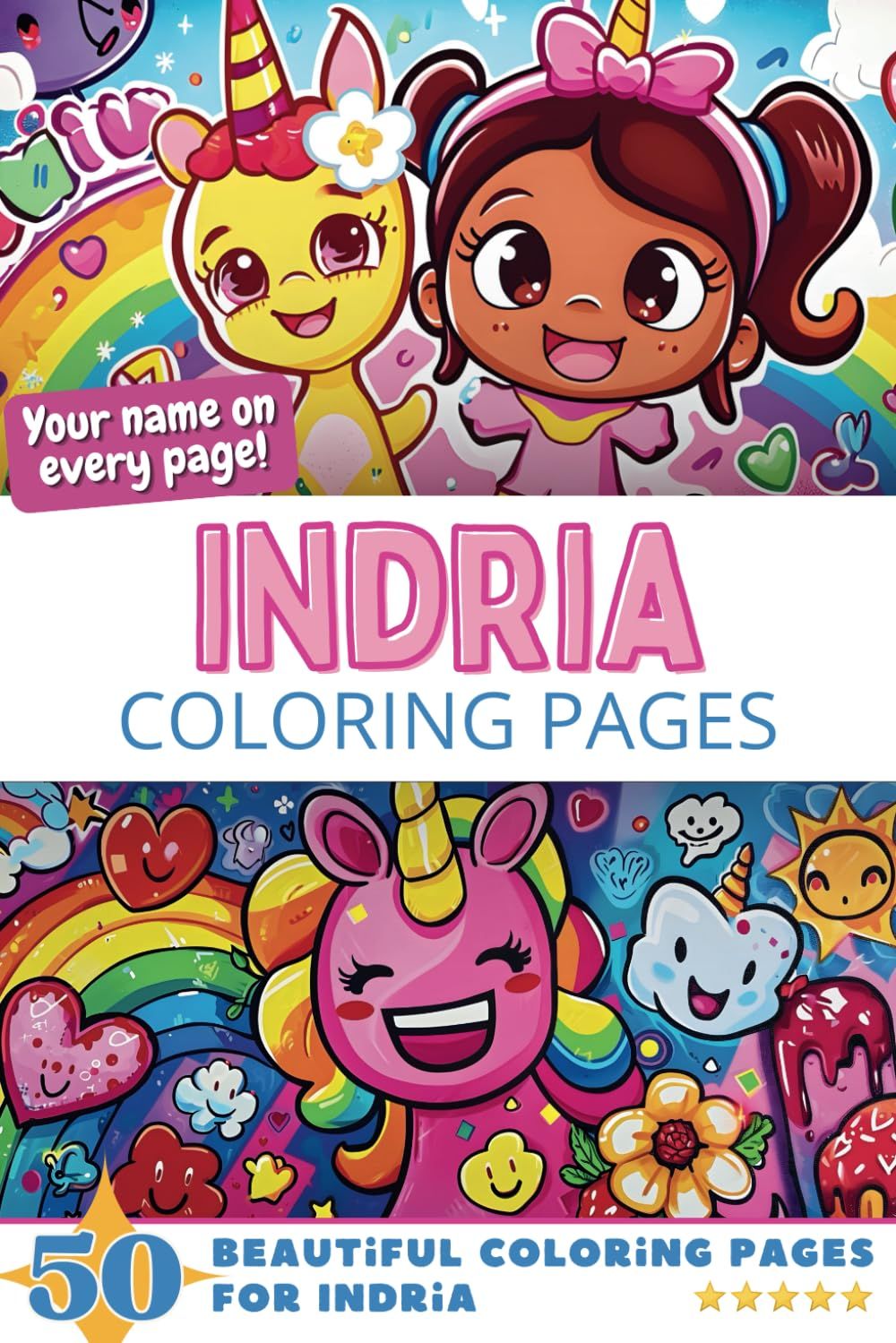 Indria Coloring Book Cover
