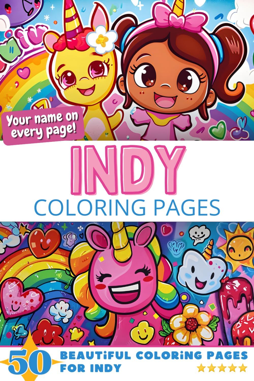 Indy Coloring Pages Cover