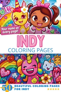 Indy Coloring Book Cover