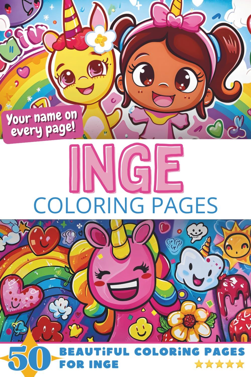 Inge Coloring Book Cover