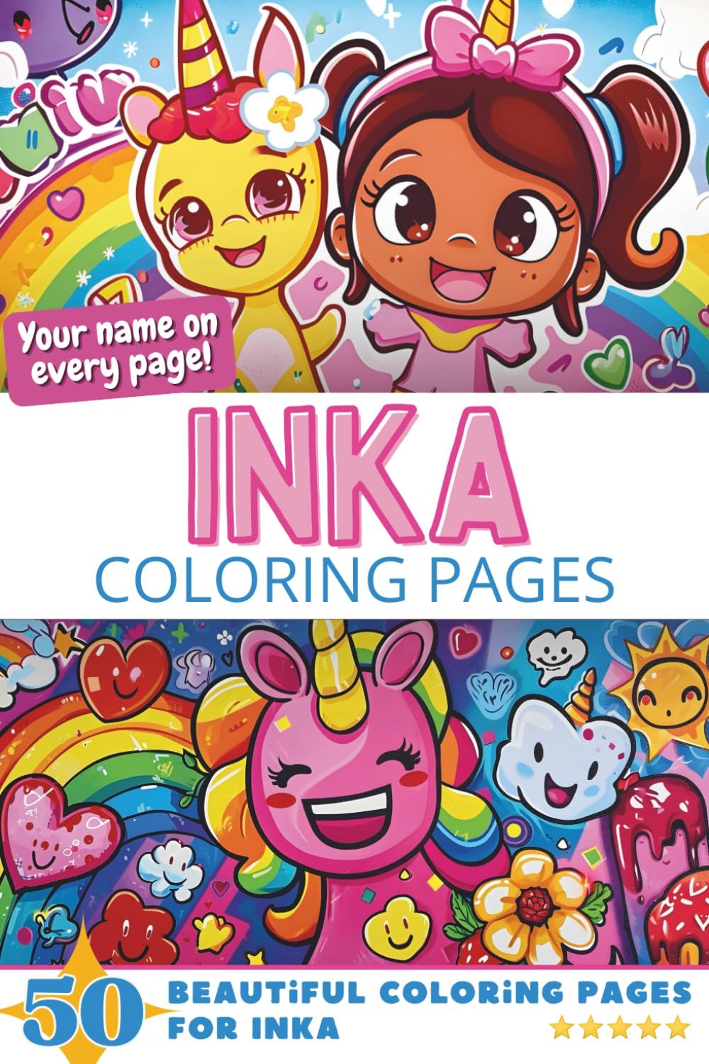 Inka Coloring Book Cover