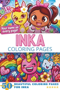 Inka Coloring Book Cover