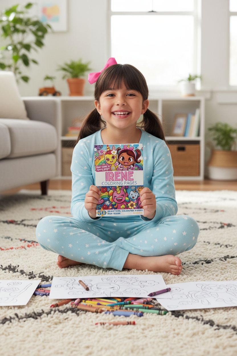 Irene personal coloring pages