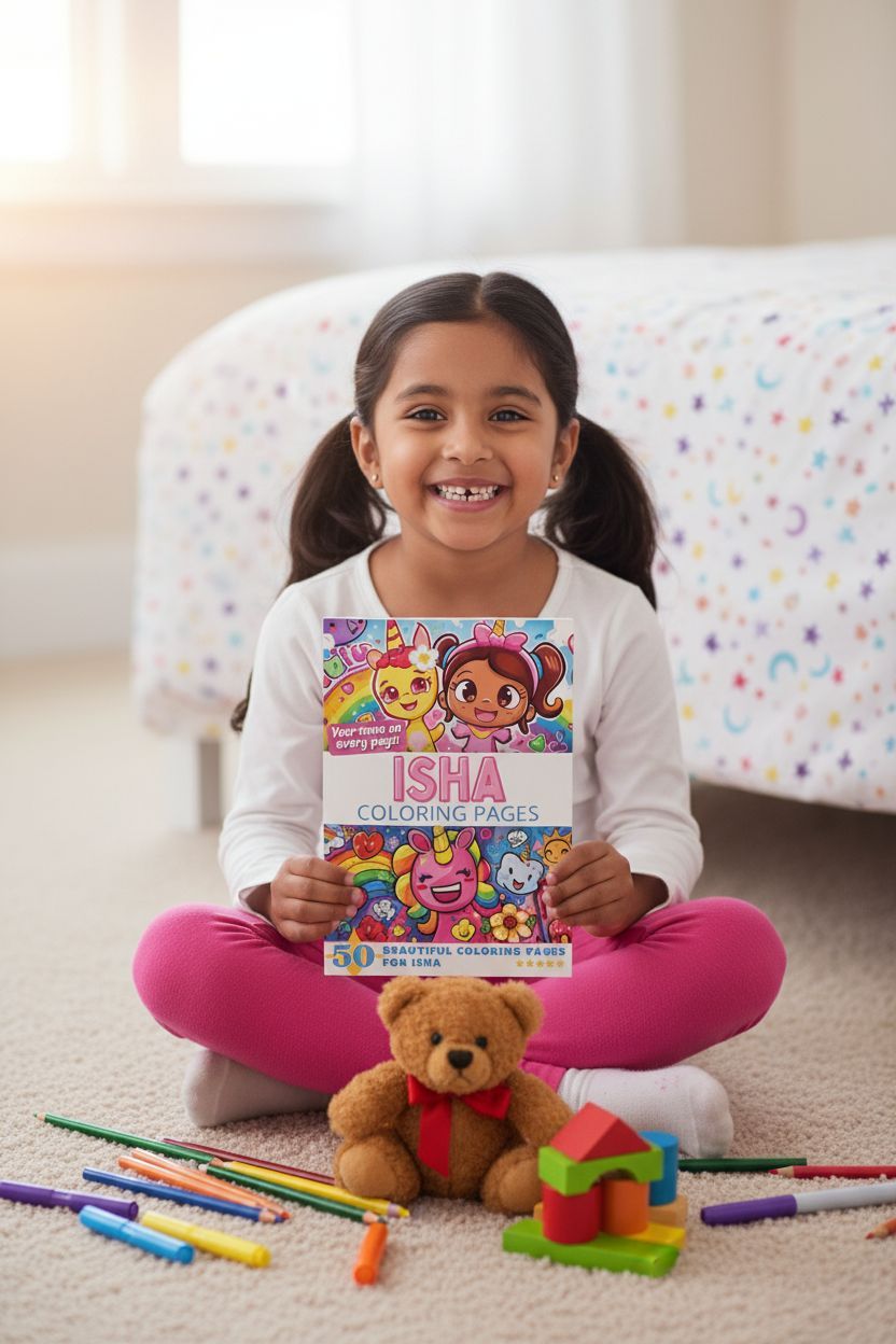 Isha personal coloring pages