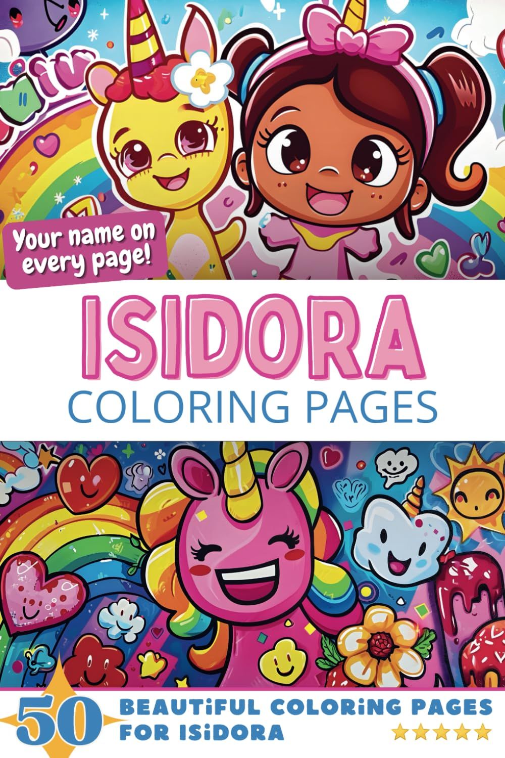 Isidora Coloring Book Cover