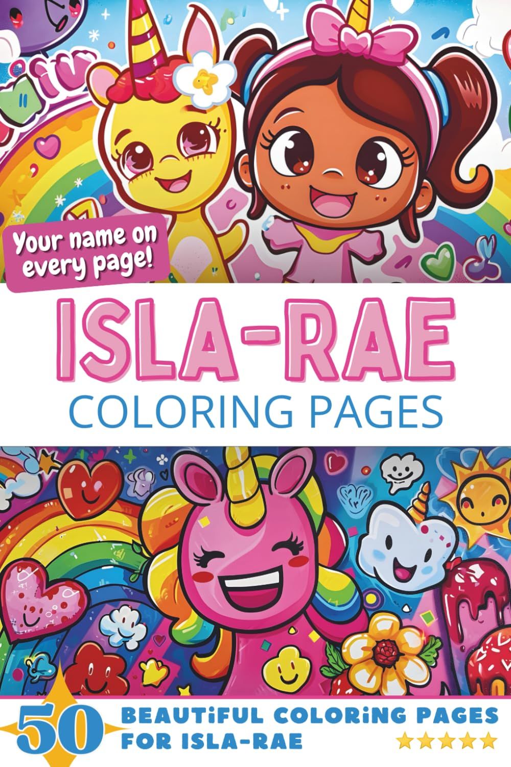 Isla-Rae Coloring Book Cover