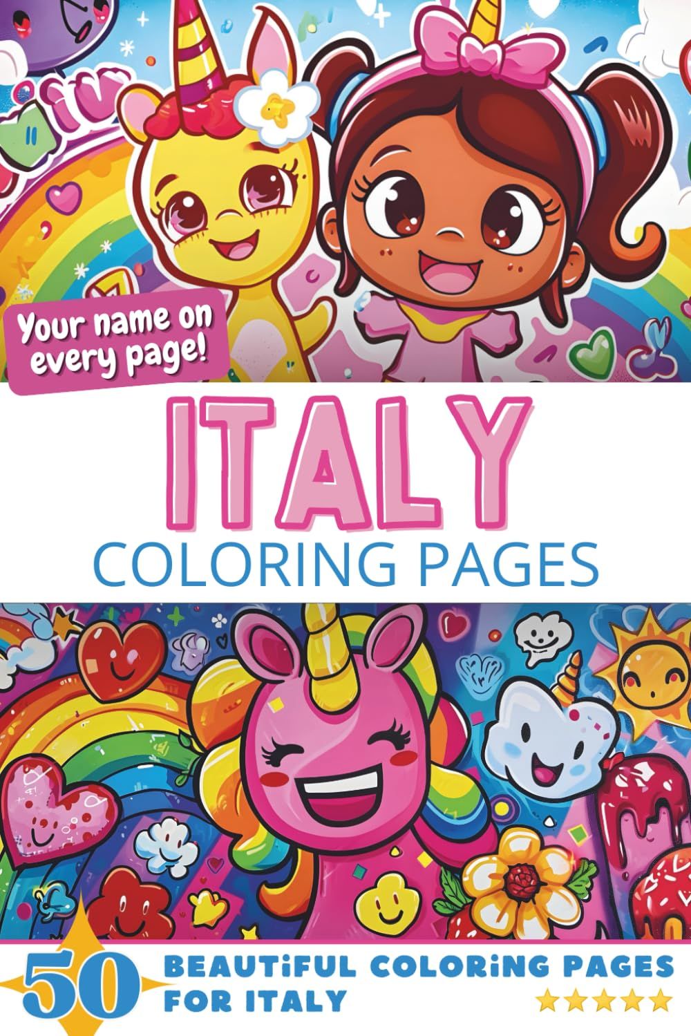 Italy Coloring Pages Cover