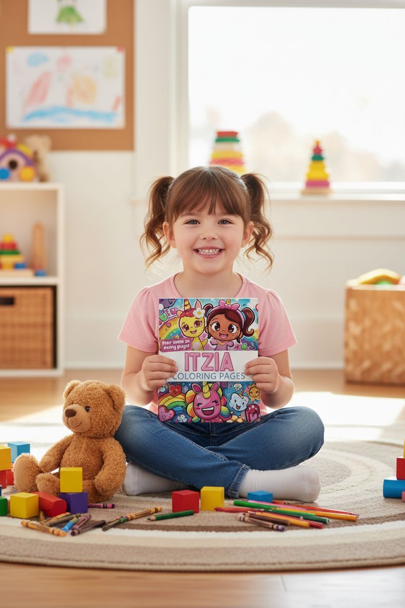 Itzia personal coloring pages