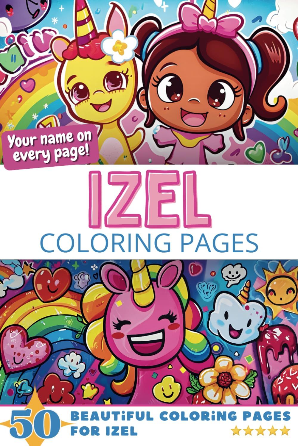 Izel Coloring Book Cover