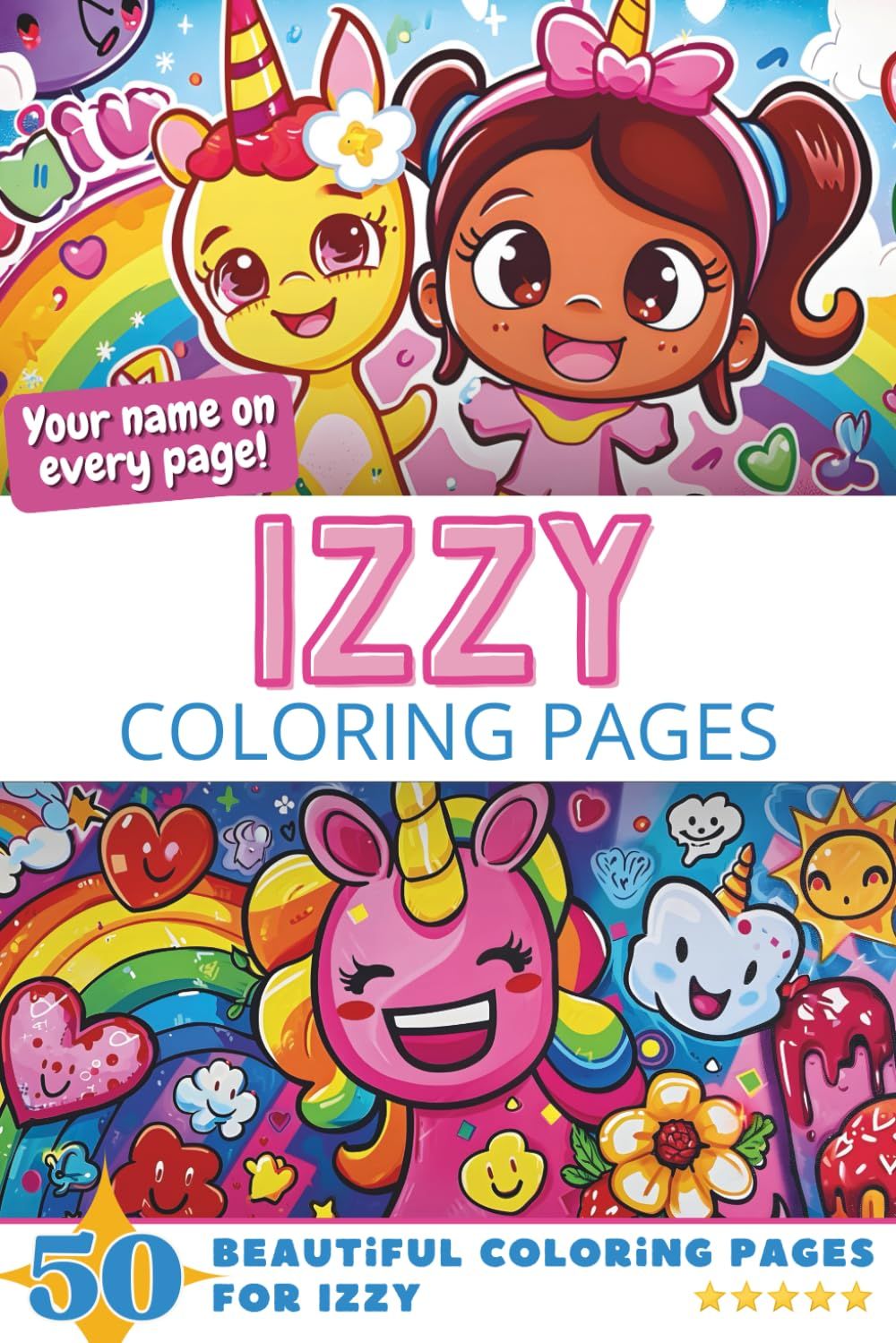 Izzy Coloring Pages Cover