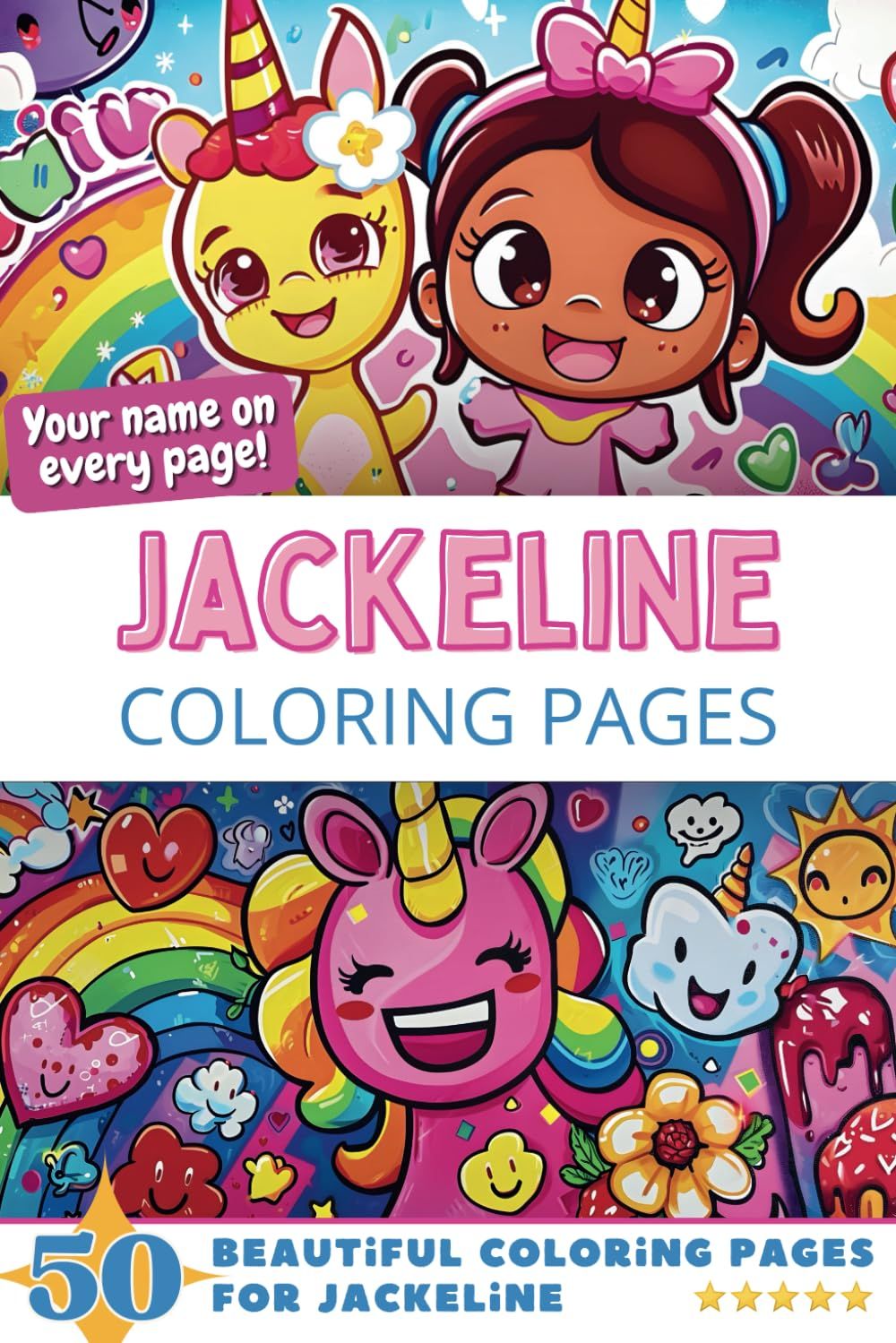 Jackeline Coloring Book Cover