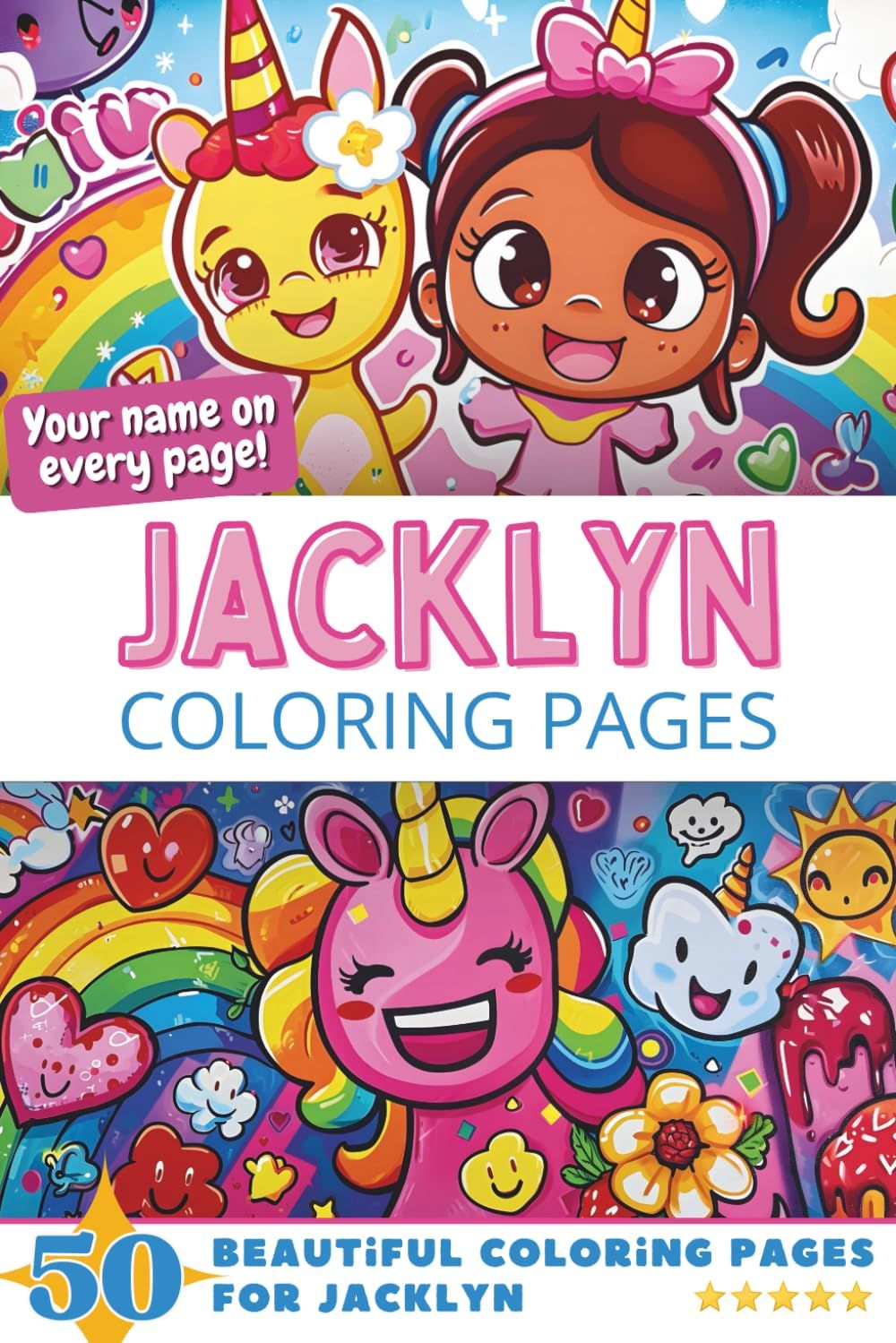 Jacklyn Coloring Book Cover