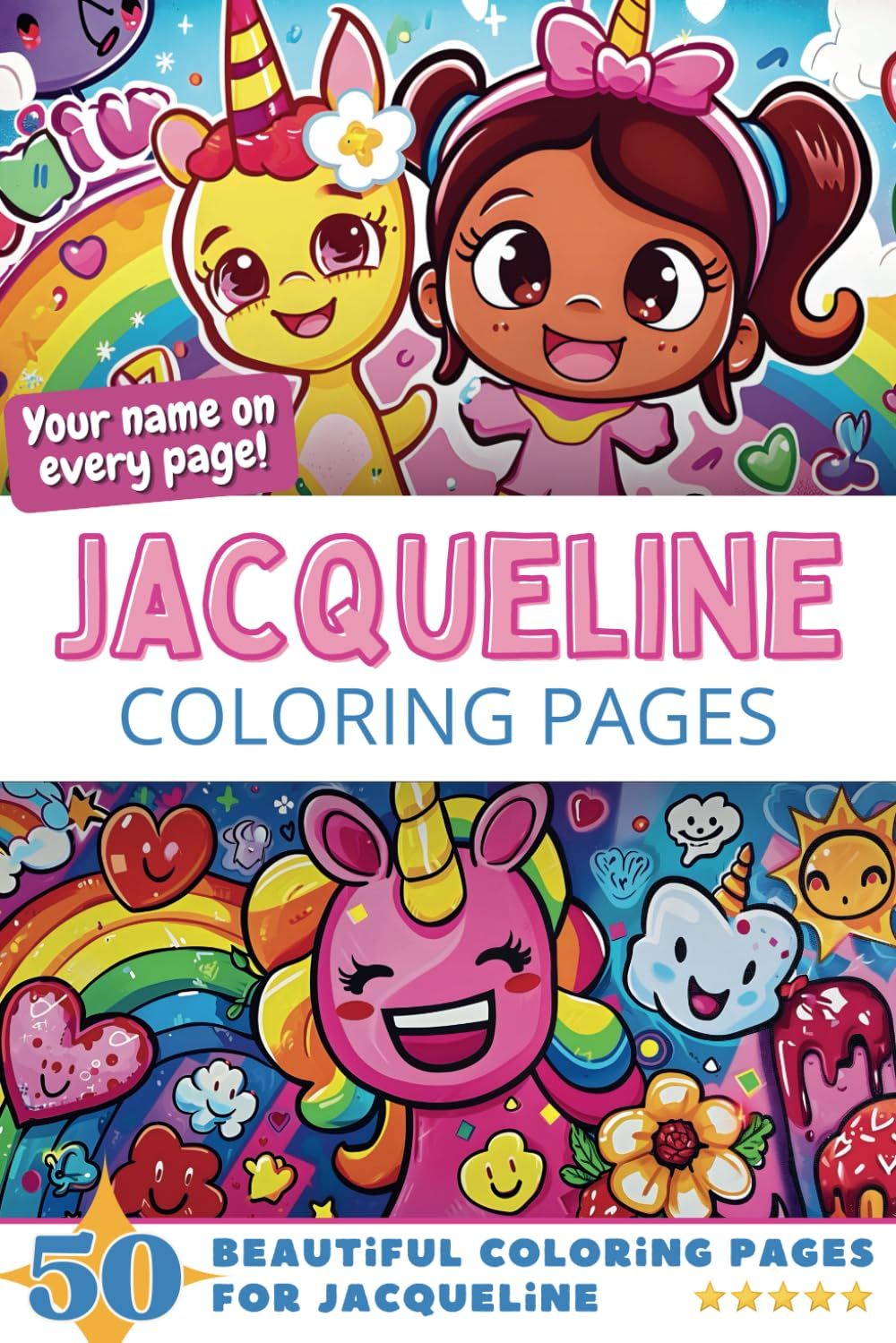 Jacqueline Coloring Pages Cover