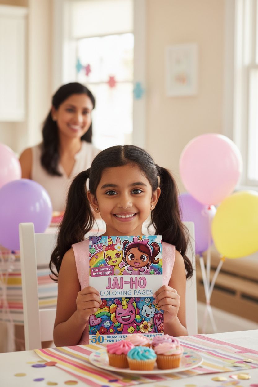 Jaiho coloring book in use
