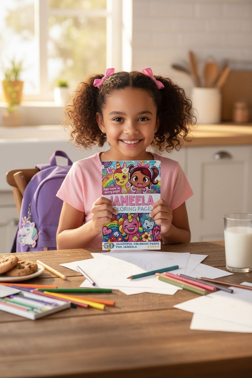 Jameela personal coloring pages