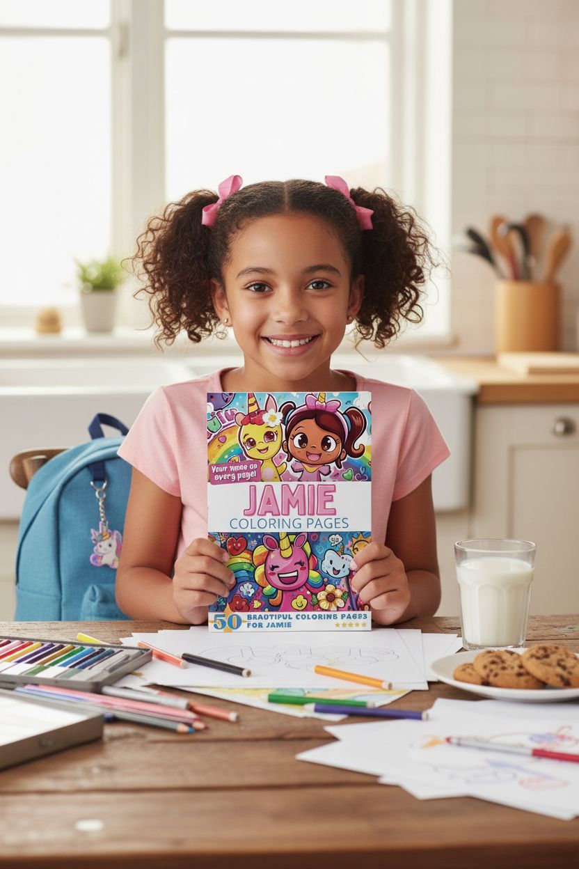 Jamie personal coloring pages